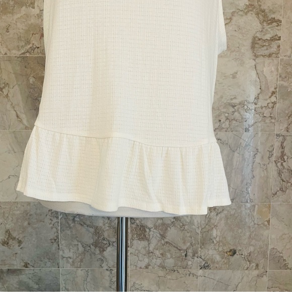 Torrid Texture Knit High Neck Ruffle Crop Top - Picture 4 of 8